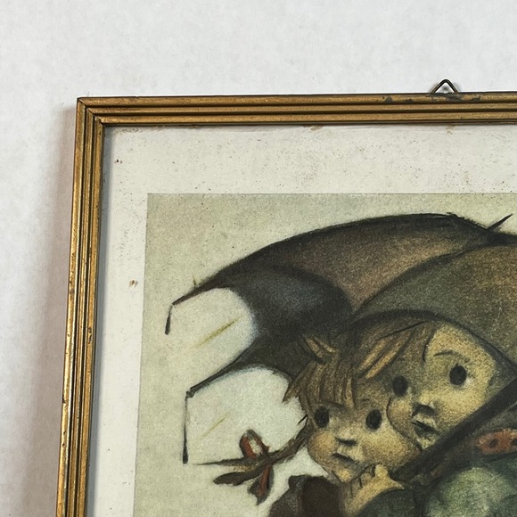 Vintage 1937 Hummel Stormy Weather Print Ars Sacra Josef Muller Munich Germany - Picture 9 of 10